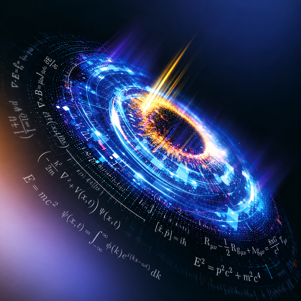 Portail Holographique Cosmique En Rotation